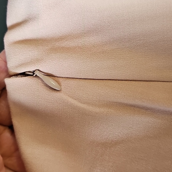Ralph Lauren Tan Tailored Trousers With Black Label. Size 8. 92% Wool 6% Nylon - Picture 4 of 8